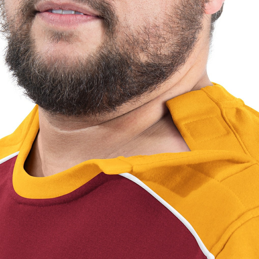 Washington Commanders G-III Sports by Carl Banks Adaptive Lord Stanley Crewneck Sweatshirt - Burgundy - NFL