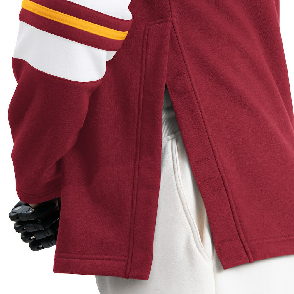 Washington Commanders G-III Sports by Carl Banks Adaptive Lord Stanley Crewneck Sweatshirt - Burgundy - NFL