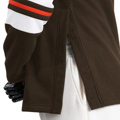 Cleveland Browns G-III Sports by Carl Banks Adaptive Lord Stanley Crewneck Sweatshirt - Brown - NFL