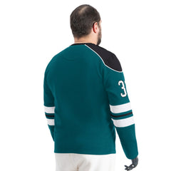 Philadelphia Eagles G-III Sports by Carl Banks Adaptive Lord Stanley Crewneck Sweatshirt - Midnight Green - NFL