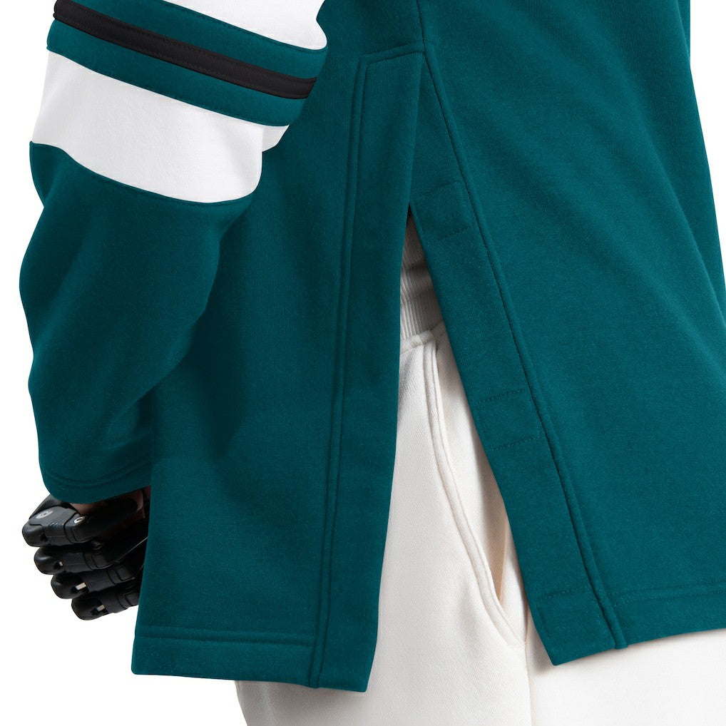 Philadelphia Eagles G-III Sports by Carl Banks Adaptive Lord Stanley Crewneck Sweatshirt - Midnight Green - NFL