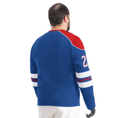 New York Giants G-III Sports by Carl Banks Adaptive Lord Stanley Crewneck Sweatshirt - Royal - NFL
