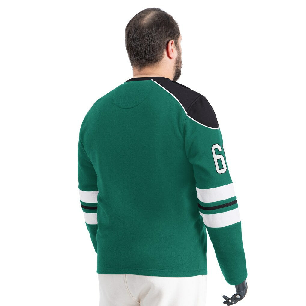 New York Jets G-III Sports by Carl Banks Adaptive Lord Stanley Crewneck Sweatshirt - Green - NFL