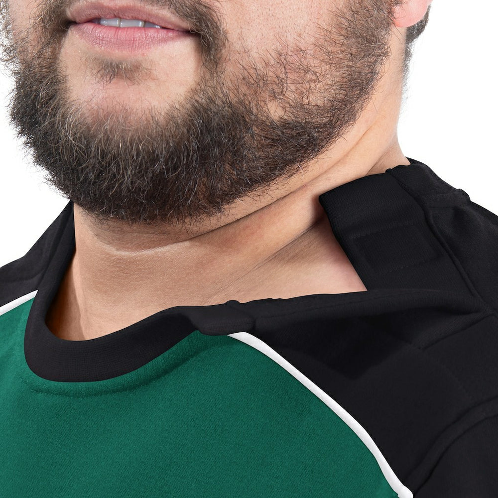 New York Jets G-III Sports by Carl Banks Adaptive Lord Stanley Crewneck Sweatshirt - Green - NFL
