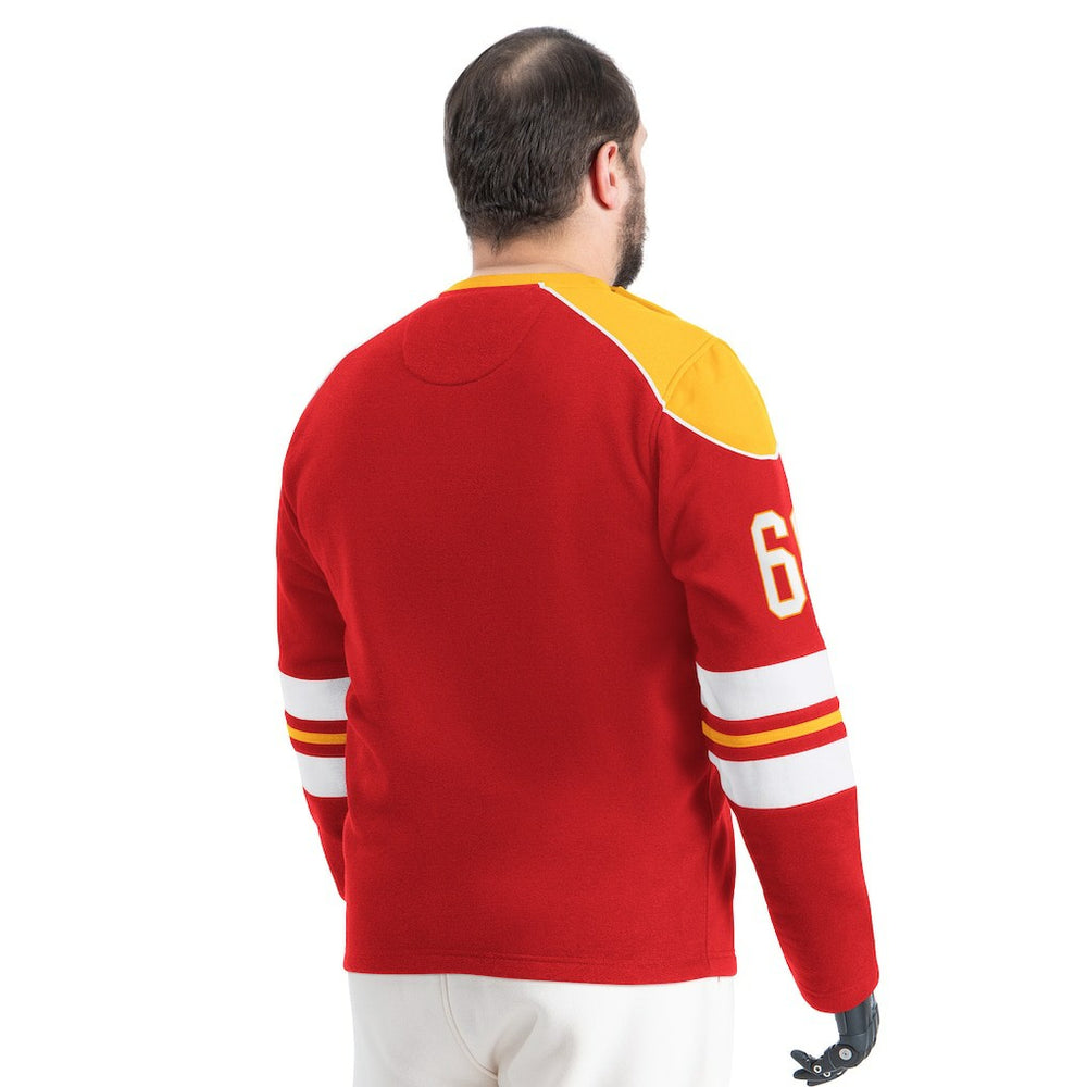 Kansas City Chiefs G-III Sports by Carl Banks Adaptive Lord Stanley Crewneck Sweatshirt - Red - NFL