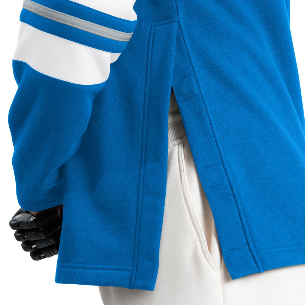 Detroit Lions G-III Sports by Carl Banks Adaptive Lord Stanley Crewneck Sweatshirt - Blue - NFL