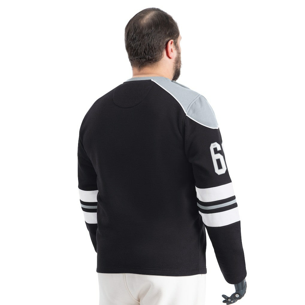 Las Vegas Raiders G-III Sports by Carl Banks Adaptive Lord Stanley Crewneck Sweatshirt - Black - NFL
