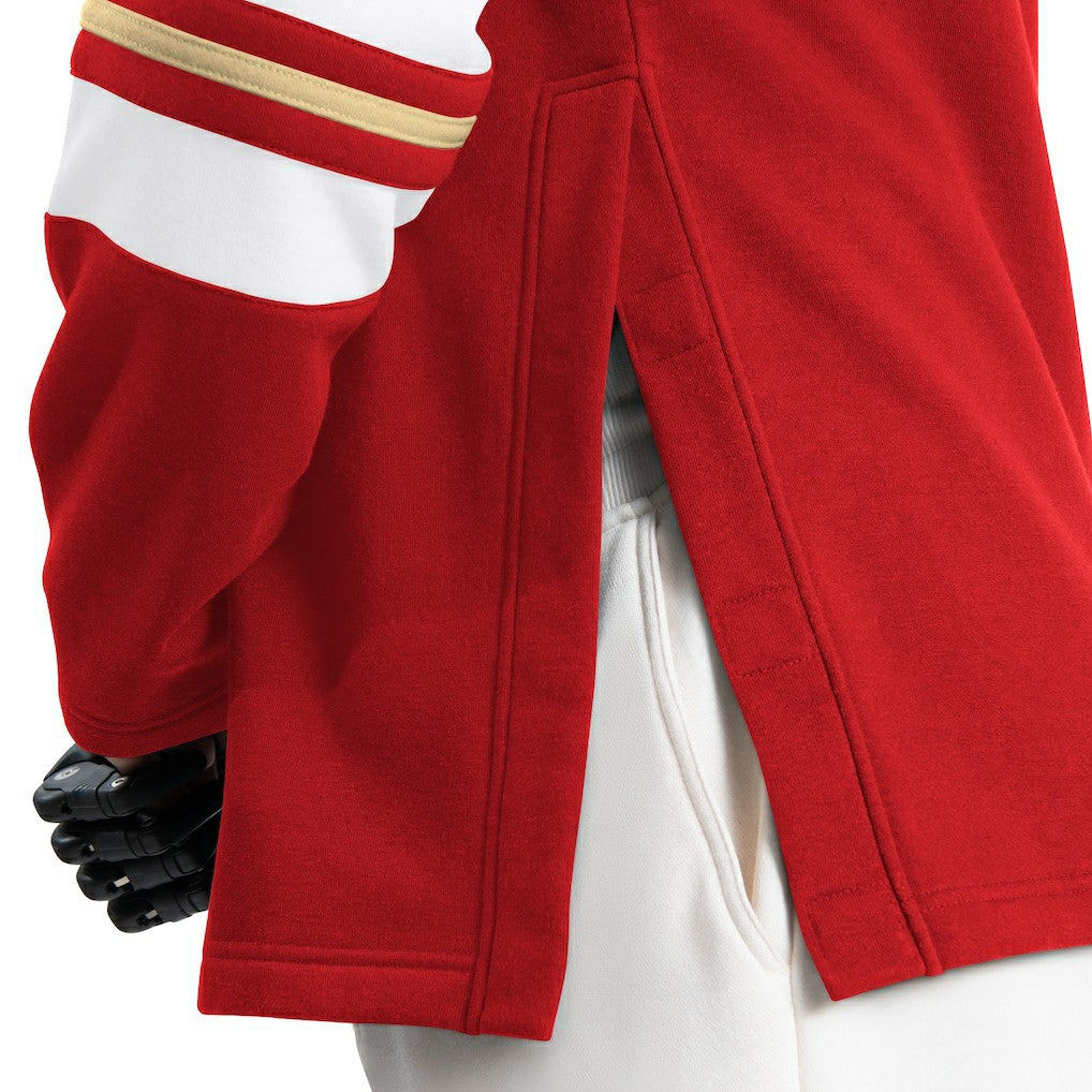 San Francisco 49ers G-III Sports by Carl Banks Adaptive Lord Stanley Crewneck Sweatshirt - Scarlet - NFL