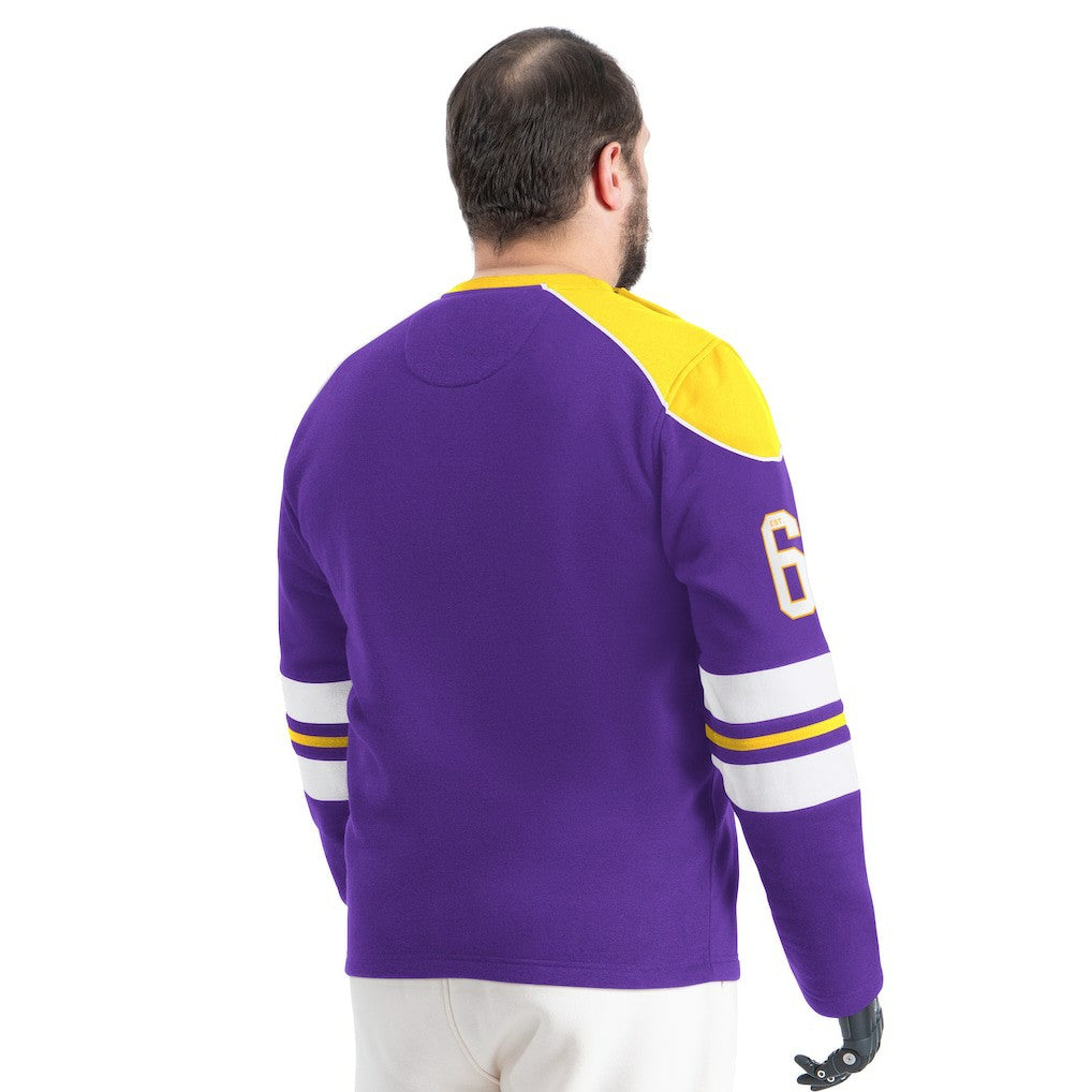 Minnesota Vikings G-III Sports by Carl Banks Adaptive Lord Stanley Crewneck Sweatshirt - Purple - NFL