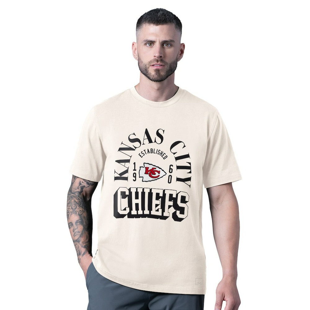 Kansas City Chiefs MSX by Michael Strahan Whiteout Vintage T-Shirt - White - NFL