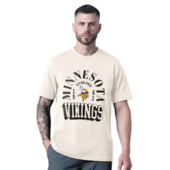 Minnesota Vikings MSX by Michael Strahan Whiteout Vintage T-Shirt - White - NFL