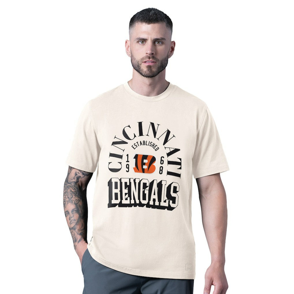 Cincinnati Bengals MSX by Michael Strahan Whiteout Vintage T-Shirt - White - NFL