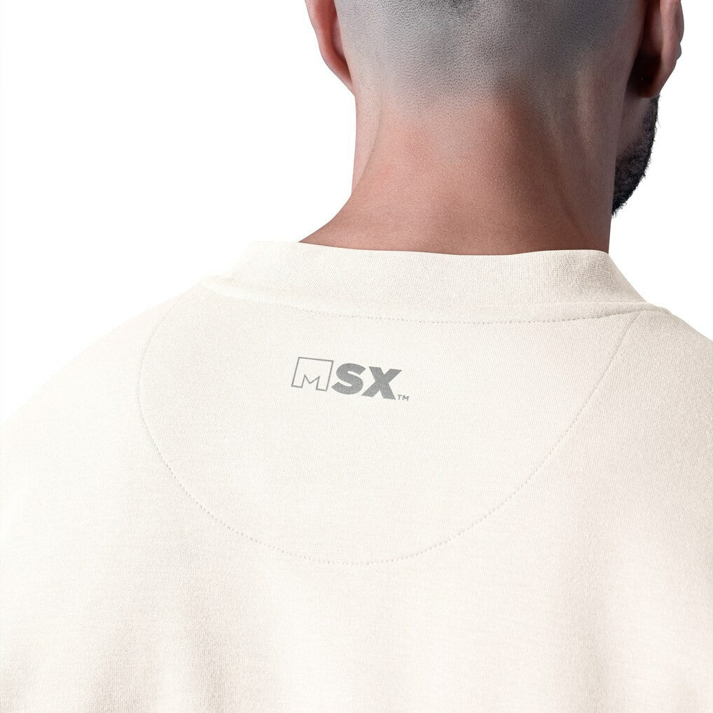New Orleans Saints MSX by Michael Strahan Whiteout Tri-Blend Sweatshirt - White - NFL