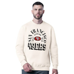 San Francisco 49ers MSX by Michael Strahan Whiteout Tri-Blend Sweatshirt - White - NFL