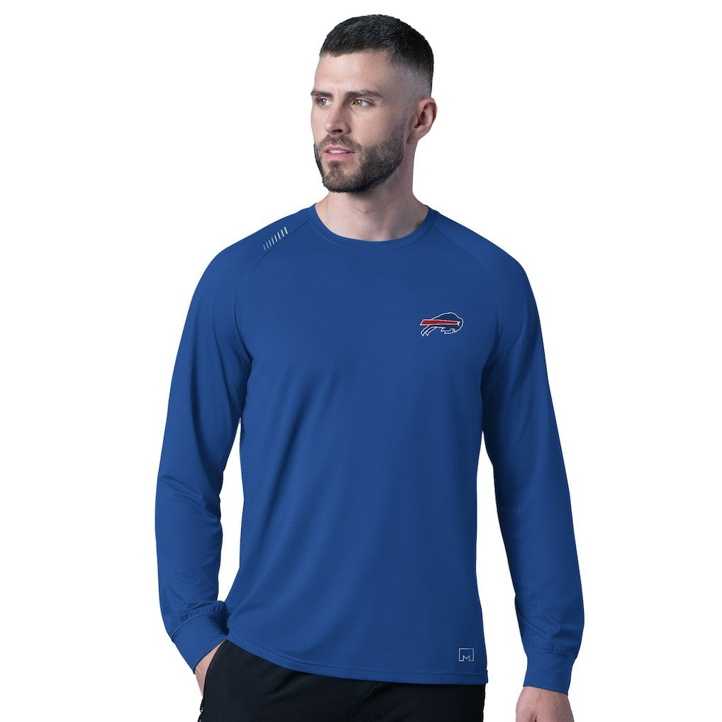 Buffalo Bills MSX by Michael Strahan Forward Long-Sleeve T-Shirt - Royal - NFL