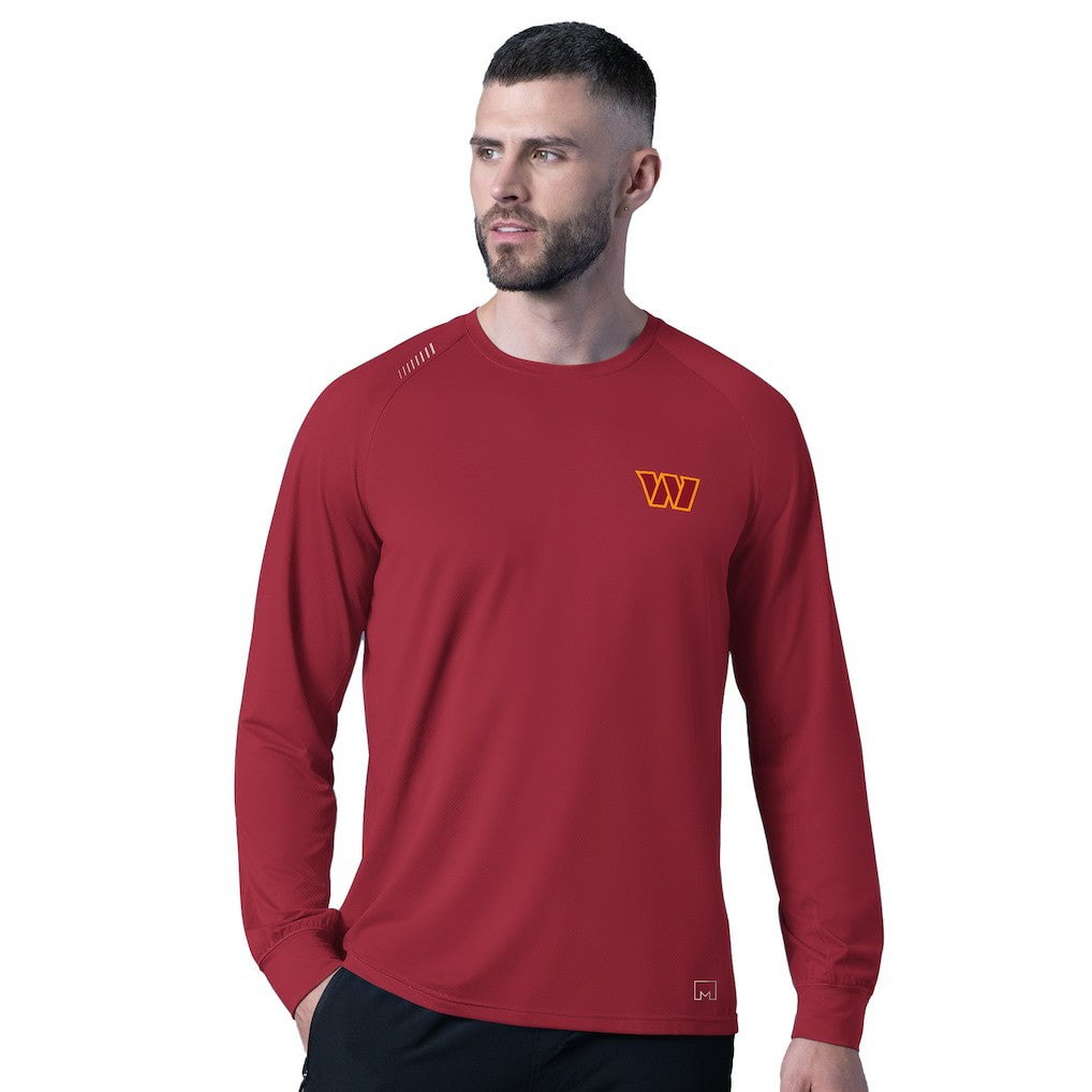 Washington Commanders MSX by Michael Strahan Forward Long-Sleeve T-Shirt - Burgundy - NFL