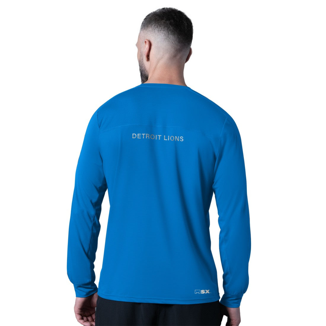Detroit Lions MSX by Michael Strahan Forward Long-Sleeve T-Shirt - Royal - NFL