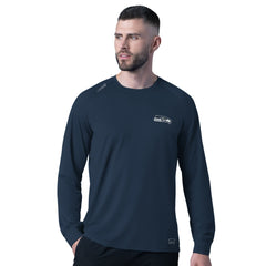 Seattle Seahawks MSX by Michael Strahan Forward Long-Sleeve T-Shirt - Navy - NFL
