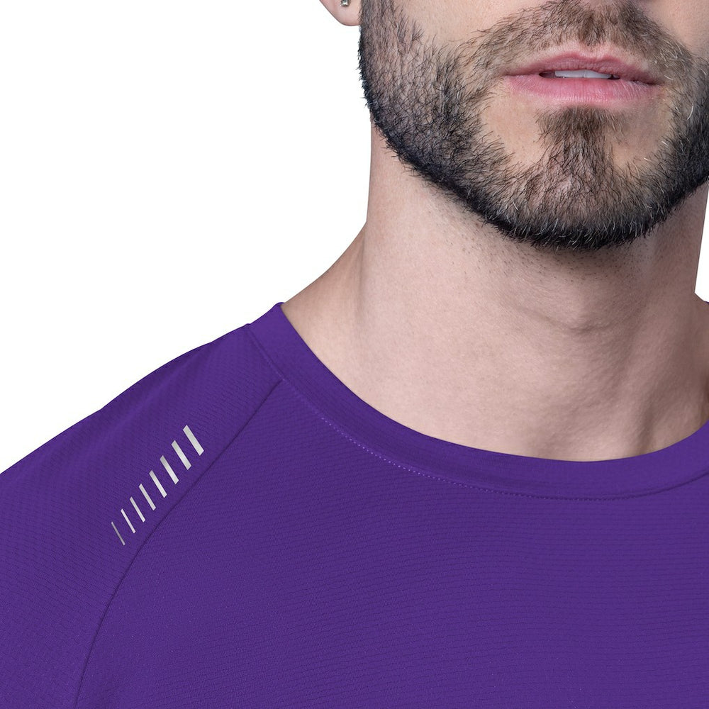 Minnesota Vikings MSX by Michael Strahan Forward Long-Sleeve T-Shirt - Purple - NFL