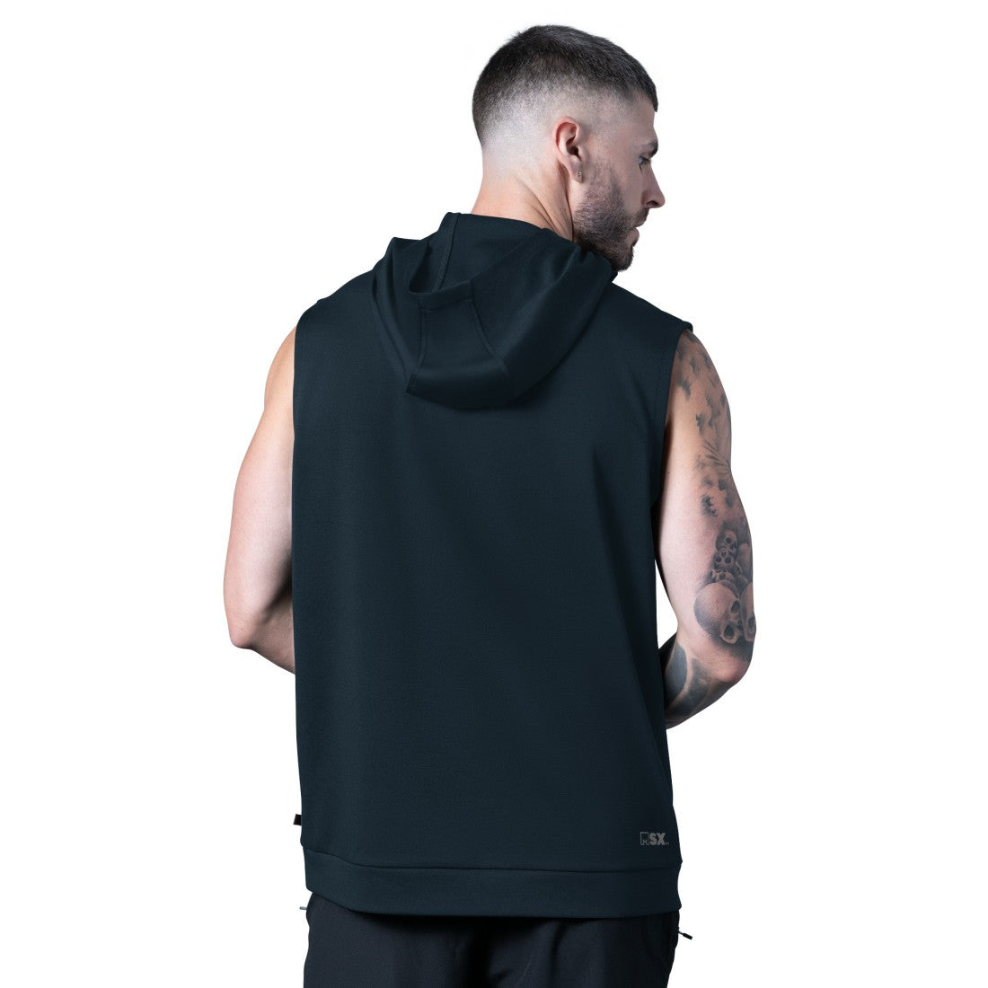 Houston Texans MSX by Michael Strahan Tri-Blend Rebound Sleeveless Hoodie - Navy - NFL
