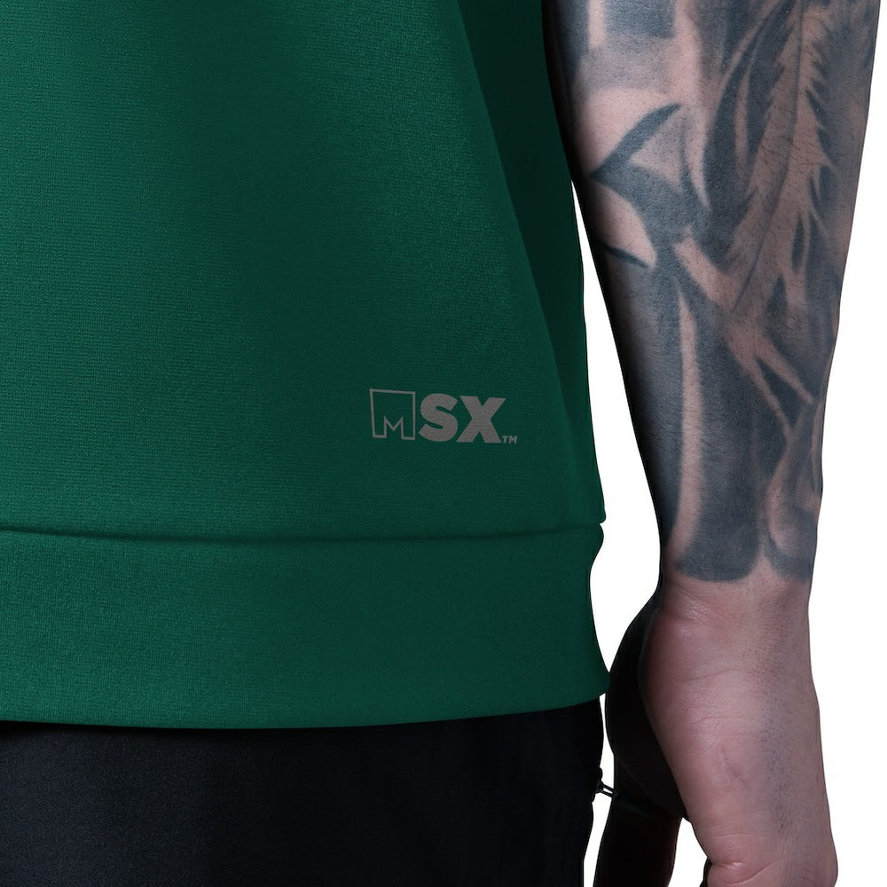 New York Jets MSX by Michael Strahan Tri-Blend Rebound Sleeveless Hoodie - Green - NFL