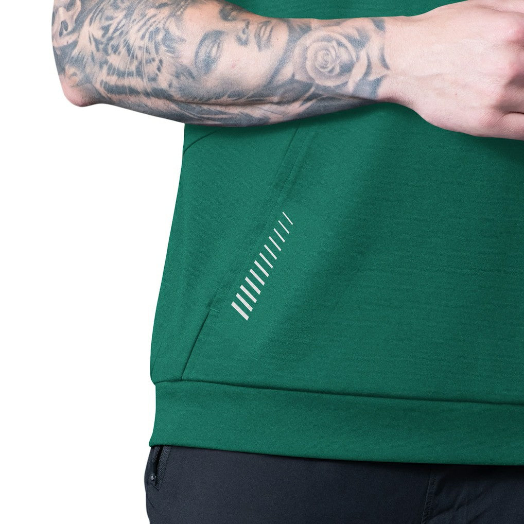 New York Jets MSX by Michael Strahan Tri-Blend Rebound Sleeveless Hoodie - Green - NFL