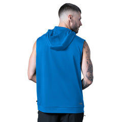 Detroit Lions MSX by Michael Strahan Tri-Blend Rebound Sleeveless Hoodie - Blue - NFL