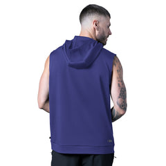 Baltimore Ravens MSX by Michael Strahan Tri-Blend Rebound Sleeveless Hoodie - Purple - NFL