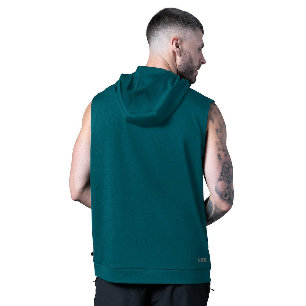 Philadelphia Eagles MSX by Michael Strahan Tri-Blend Rebound Sleeveless Hoodie - Green - NFL