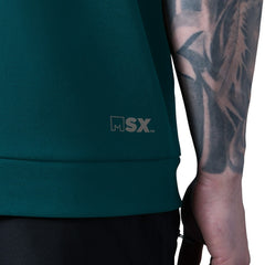 Philadelphia Eagles MSX by Michael Strahan Tri-Blend Rebound Sleeveless Hoodie - Green - NFL