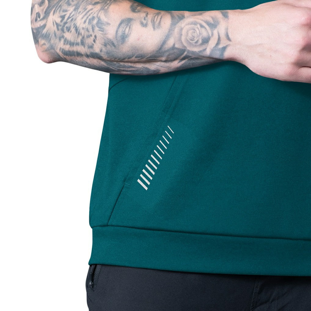 Philadelphia Eagles MSX by Michael Strahan Tri-Blend Rebound Sleeveless Hoodie - Green - NFL