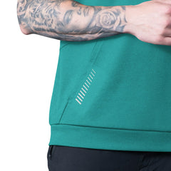 Miami Dolphins MSX by Michael Strahan Tri-Blend Rebound Sleeveless Hoodie - Aqua - NFL