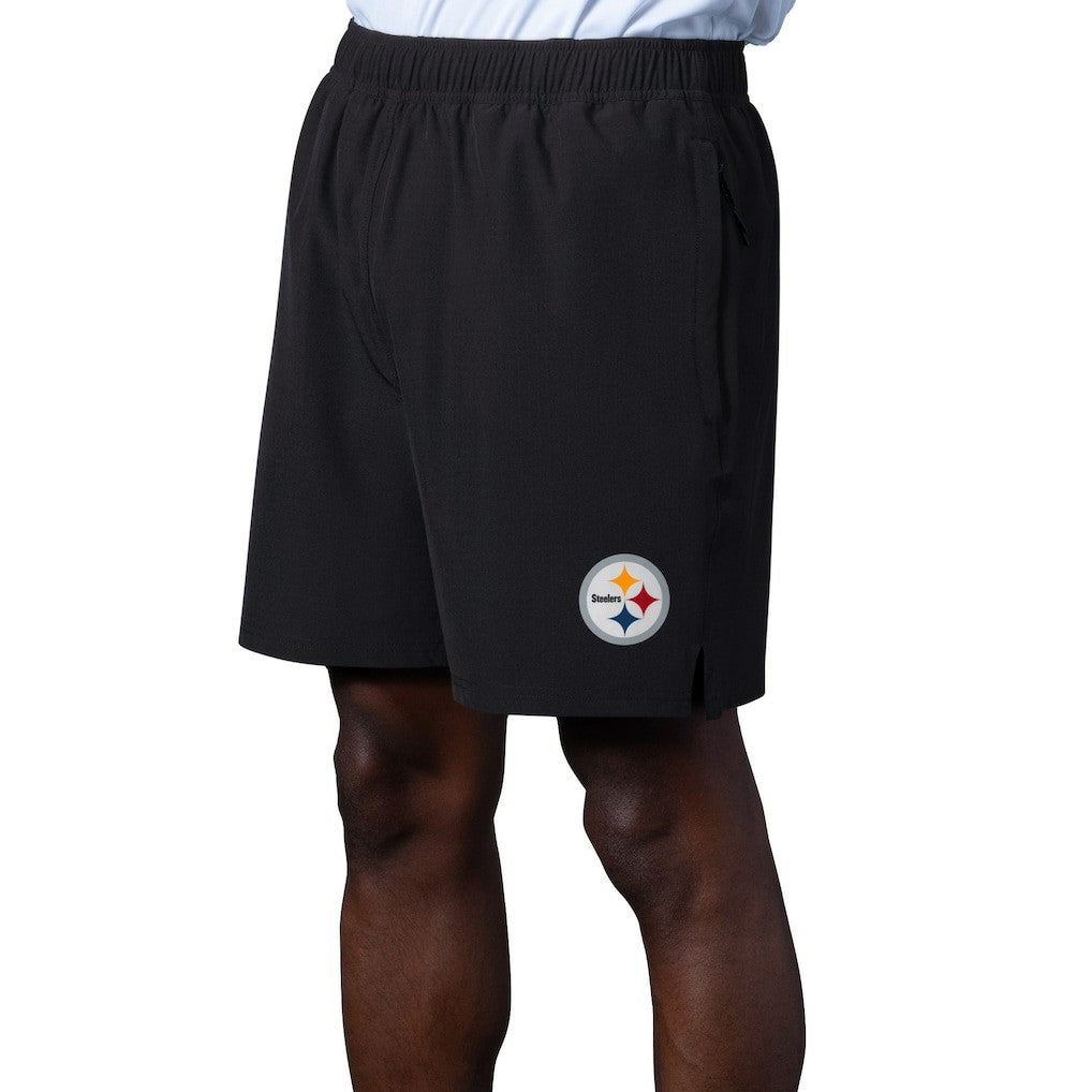 Pittsburgh Steelers MSX by Michael Strahan Tryout Performance Shorts - Black - NFL