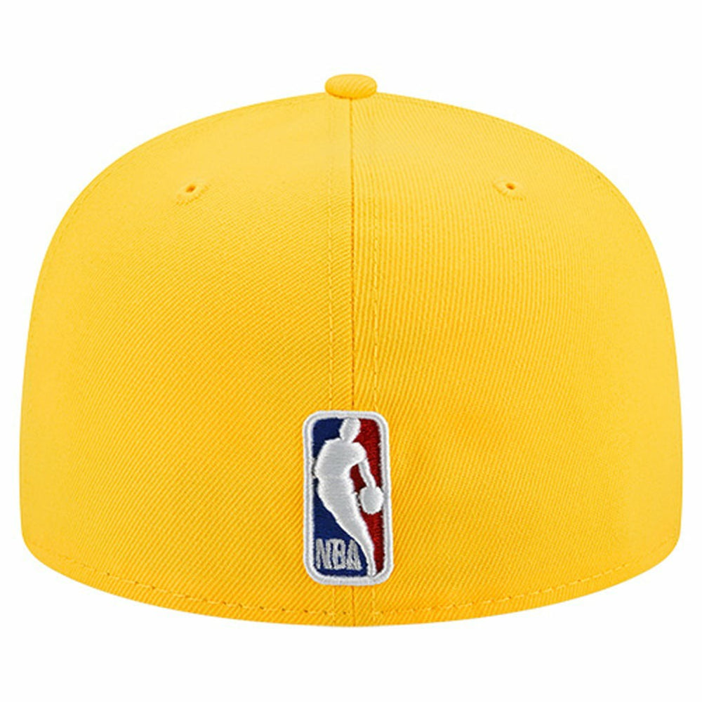 New Era Indiana Pacers Statement Edition Jersey Hook 59Fifty Fitted Hat Gold