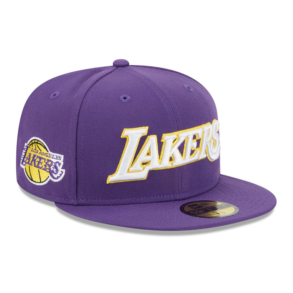 New Era Los Angeles Lakers Jersey Hook Statement Edition 59FIFTY Fitted Hat Purple
