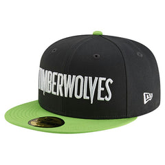 New Era Minnesota Timberwolves Statement Edition Jersey Hook 59Fifty Fitted Hat Charcoal
