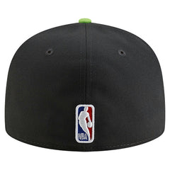 New Era Minnesota Timberwolves Statement Edition Jersey Hook 59Fifty Fitted Hat Charcoal