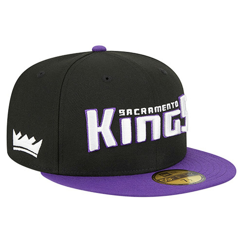 New Era Sacramento Kings Statement Edition Jersey Hook 59Fifty Fitted Hat Black
