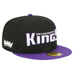 New Era Sacramento Kings Statement Edition Jersey Hook 59Fifty Fitted Hat Black