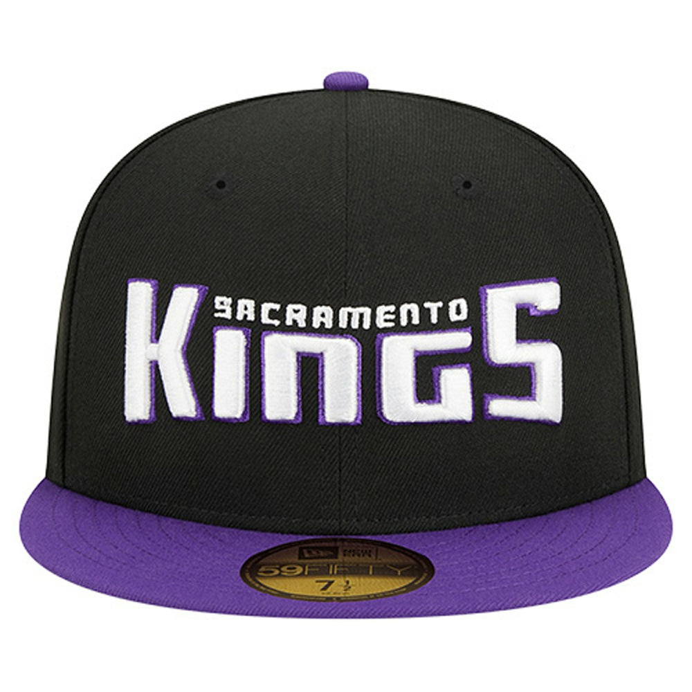 New Era Sacramento Kings Statement Edition Jersey Hook 59Fifty Fitted Hat Black