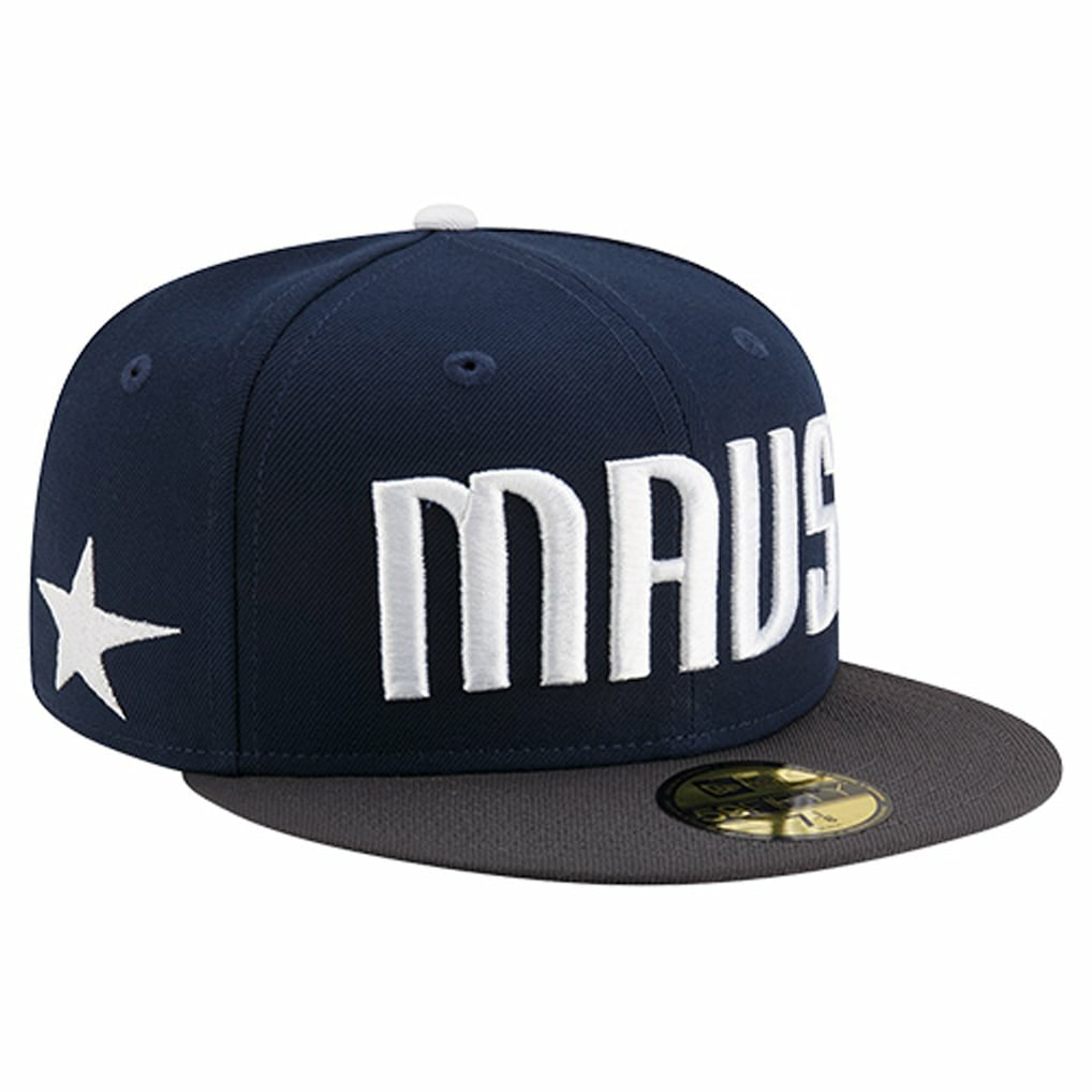 New Era Dallas Mavericks Statement Edition Jersey Hook 59Fifty Fitted Hat Navy