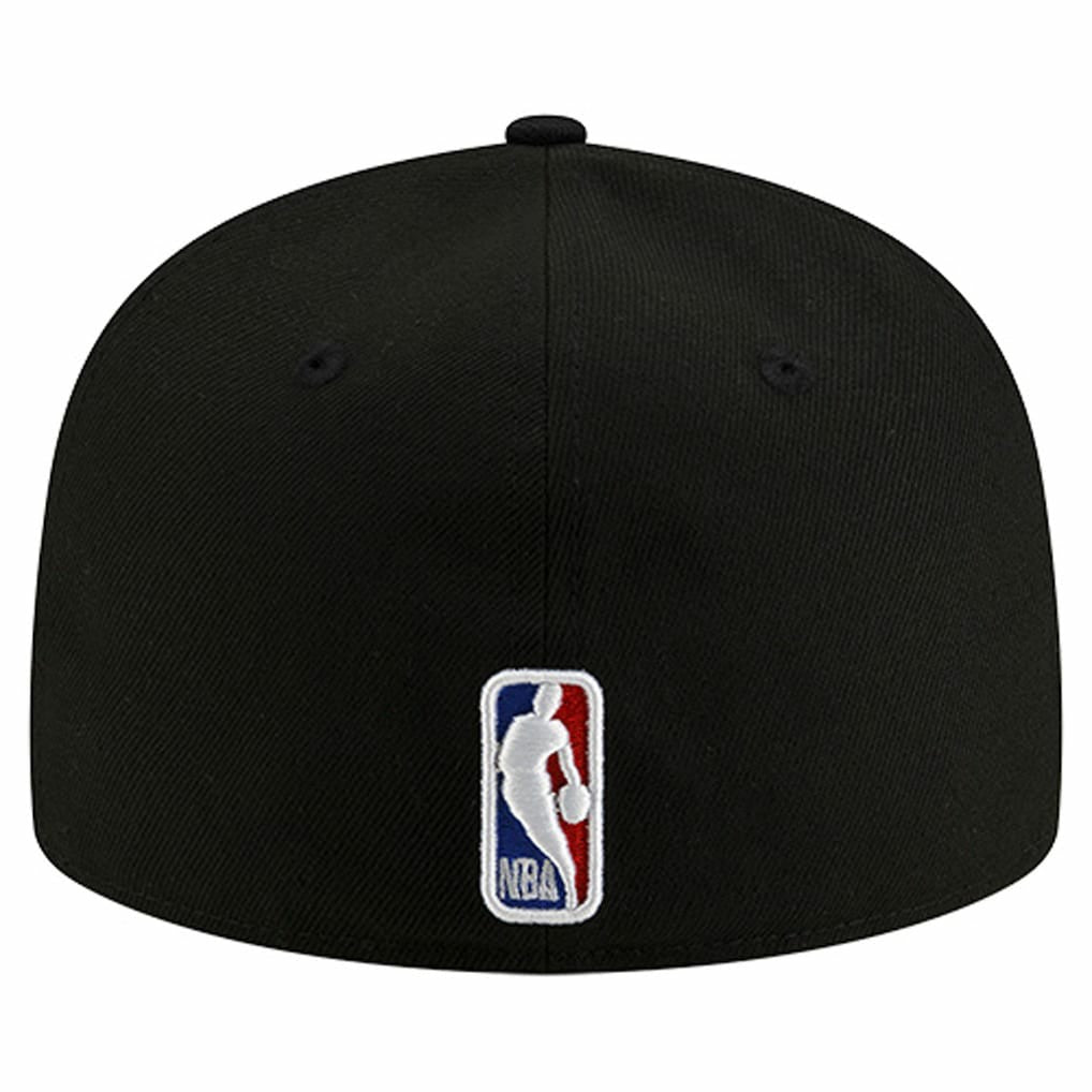 New Era Atlanta Hawks Statement Edition Jersey Hook 59Fifty Fitted Hat Black