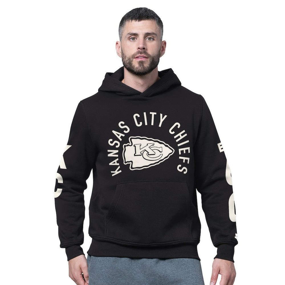 Kansas City Chiefs Starter Handoff Fleece Hoodie Sweatshirt - Black - NFL