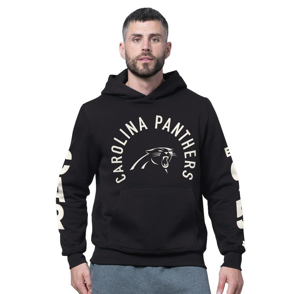 Carolina Panthers Starter Handoff Fleece Hoodie Sweatshirt - Black - NFL