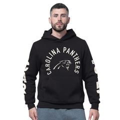 Carolina Panthers Starter Handoff Fleece Hoodie Sweatshirt - Black - NFL