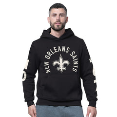 New Orleans Saints Starter Handoff Fleece Hoodie Sweatshirt - Black - NFL