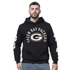 Green Bay Packers Starter Handoff Fleece Hoodie Sweatshirt - Black - NFL