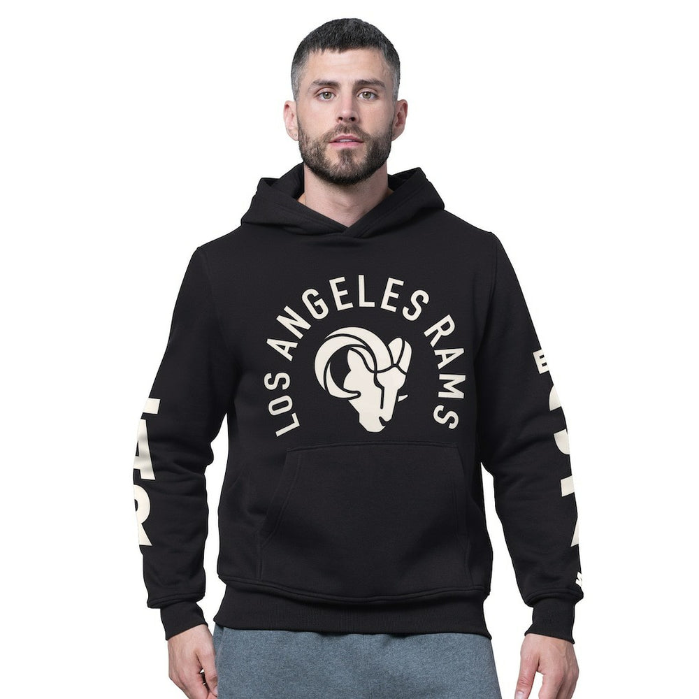 Los Angeles Rams Starter Handoff Fleece Hoodie Sweatshirt - Black - NFL