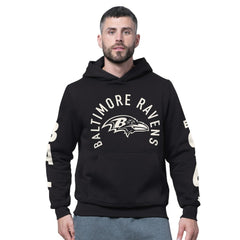 Baltimore Ravens Starter Handoff Fleece Hoodie Sweatshirt - Black - NFL