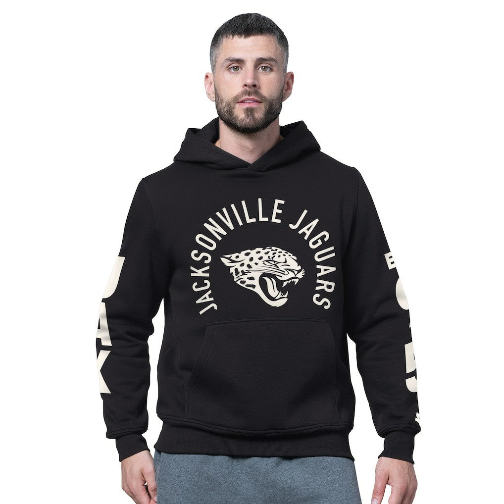 Jacksonville Jaguars Starter Handoff Fleece Hoodie Sweatshirt - Black - NFL